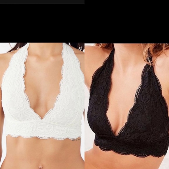 Urban Outfitters Other - THREE Urban Outfitters Halter Lace Bras